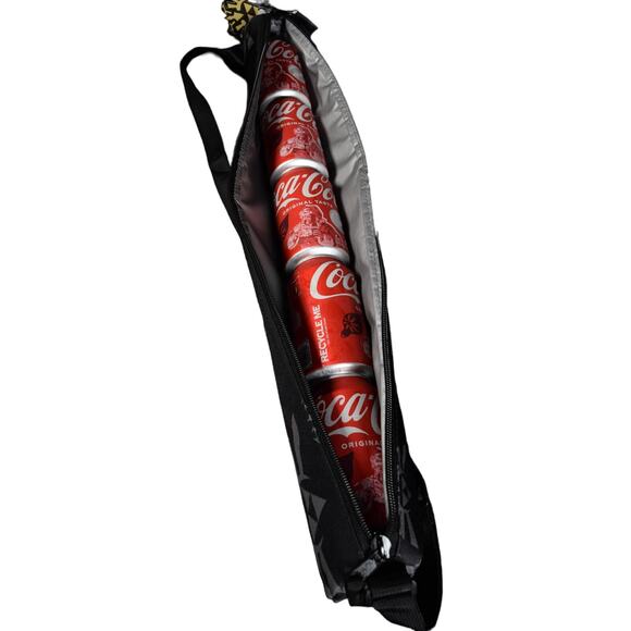 NEW Legend of Zelda Insulated Tube 5 Can Cooler Shoulder Sling Bag w/ Koozie - Picture 3 of 7